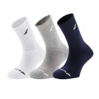 Babolat Socken 3er Pack weiß/grau/blau