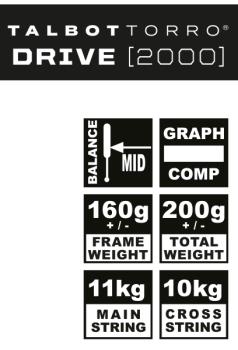 Talbot Torro Drive 2000 Squashschläger