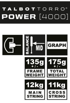 Talbot Torro Power 4000 Squashschläger