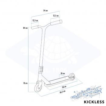 Schildkröt Stunt Scooter Kickless Forest