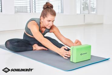 Schildkröt Fitness Yoga Block grün-grau