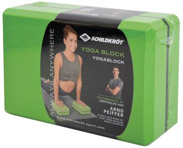 Schildkröt Fitness Yoga Block grün-grau