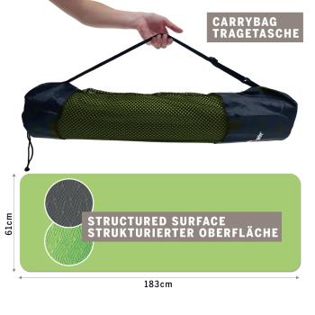 Preview: Schildkröt Fitness Bicolor Yogamatte 4mm