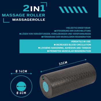 Preview: Schildkröt 2in1 Massagerolle