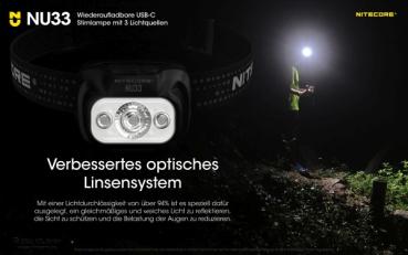 Preview: Nitecore NU33 Stirnlampe