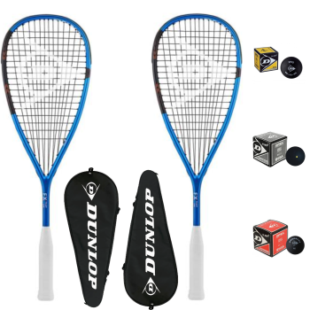 Dunlop FX Team 130 Squashschläger Set