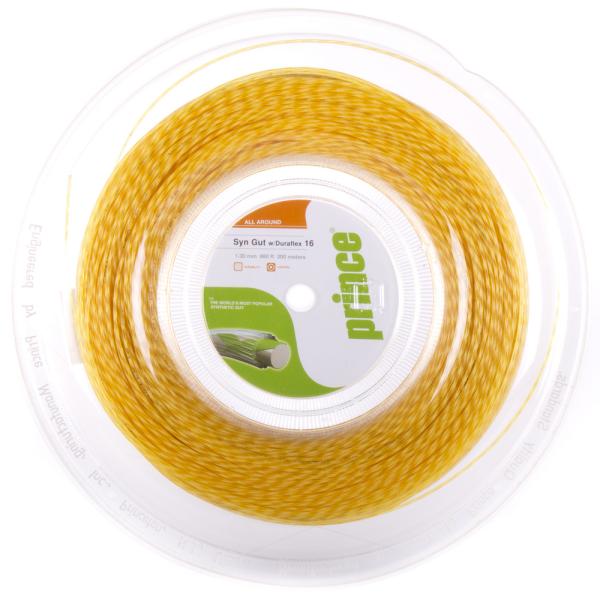 Prince Synthetic Gut Duraflex 16 Tennissaite Rolle