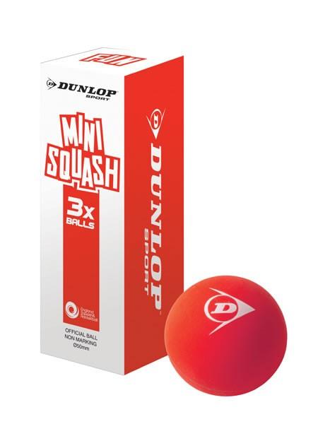 Dunlop Mini Squashball Fun 3er Pack