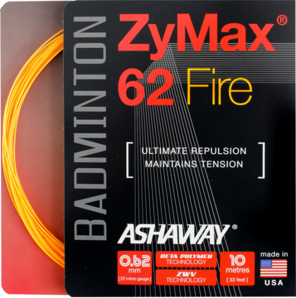 Ashaway ZyMax 62 Fire - Set