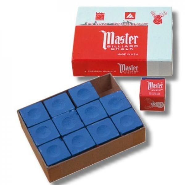 Billard Kreide Master blau (12 St.)