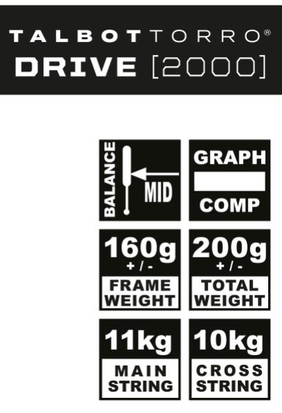 Talbot Torro Drive 2000 Squashschläger