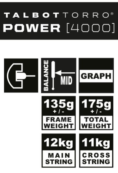Talbot Torro Power 4000 Squashschläger