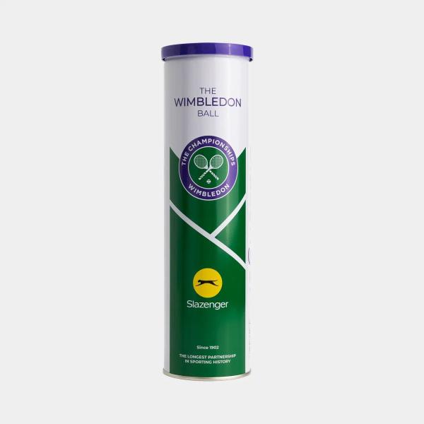 Slazenger Wimbledon Tennisbälle 4er Dose