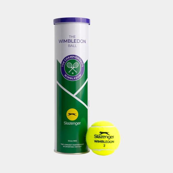 Slazenger Wimbledon Tennisbälle 4er Dose