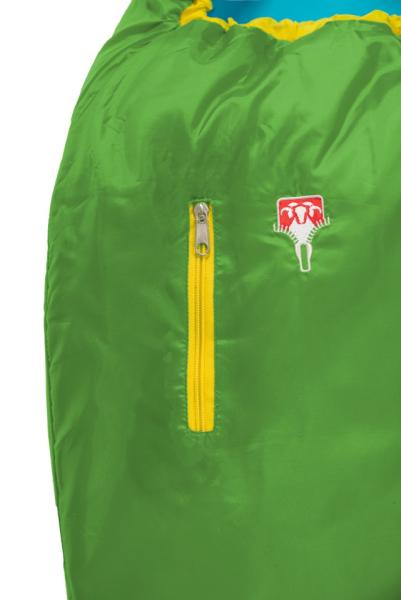 Grüezi Schlafsack Kids Colorful - Gecko green