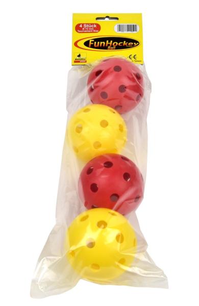 Bandito FunHockey-Turnierball Set 4er