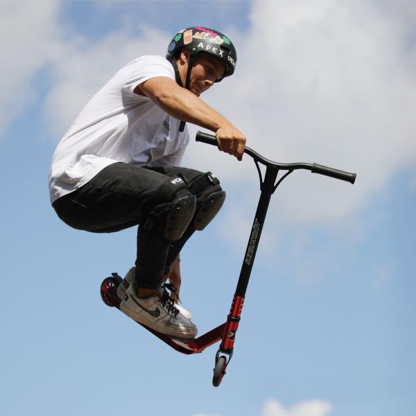 Schildkröt Stunt Scooter Flipwhip - Metalic Red