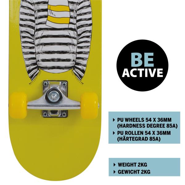 Schildkröt Skateboard Kicker 31 Green dog