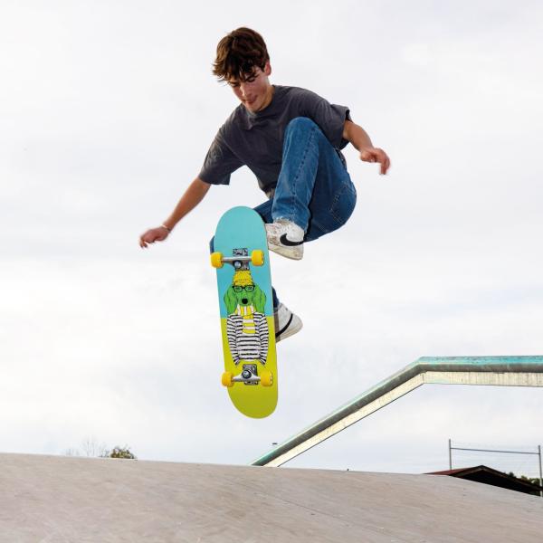 Schildkröt Skateboard Kicker 31 Green dog