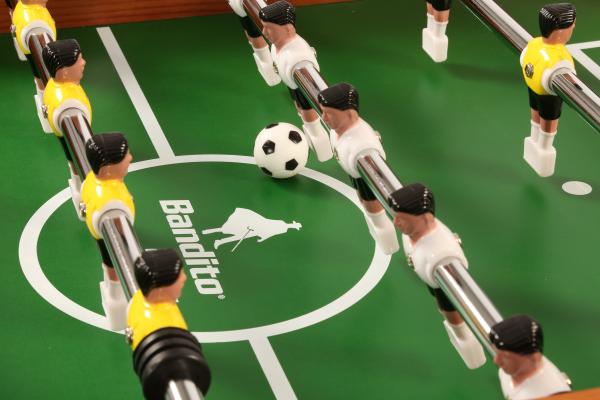 Tischkicker Profi Soccer Deluxe - Holzdekor