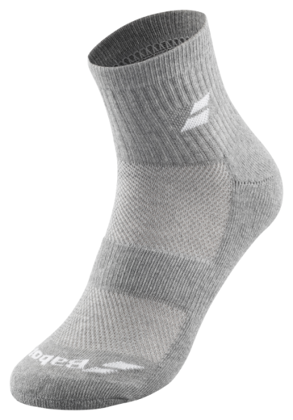 Babolat Quarter Socken 3er Pack weiß/blau/grau