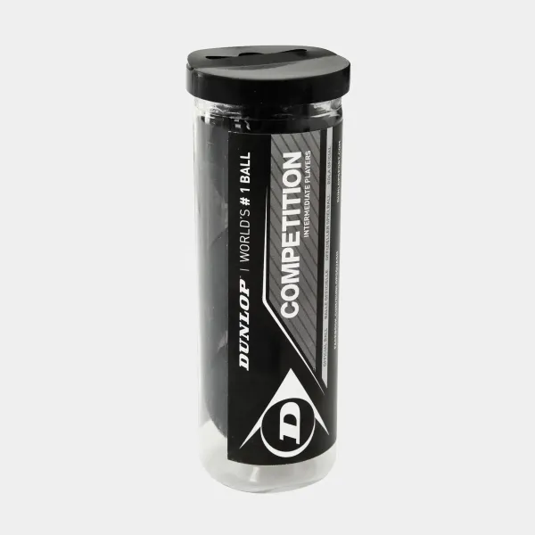 Dunlop Competition Squashball 3er Tube