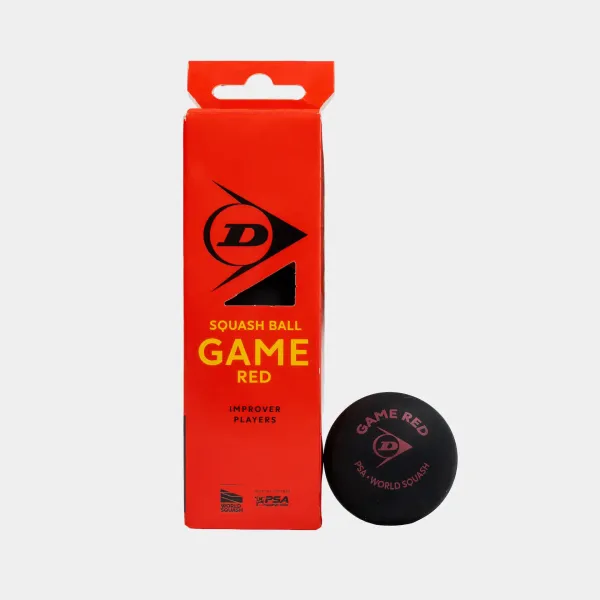 Dunlop Game Red Squashbälle 3er