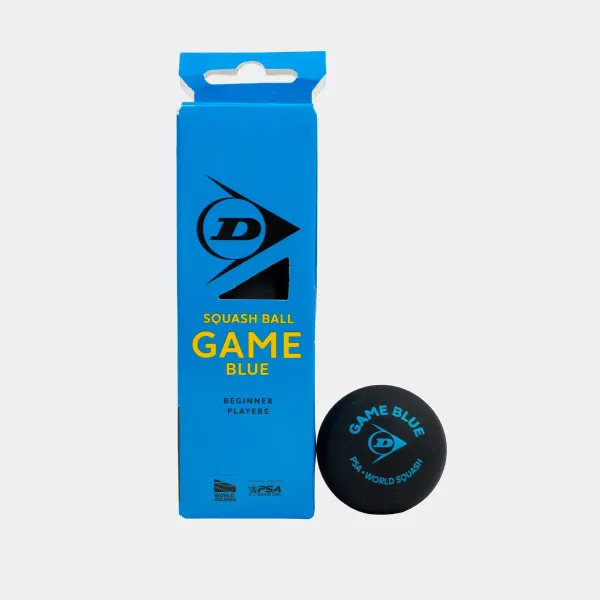 Dunlop Game Blue Squashbälle 3er