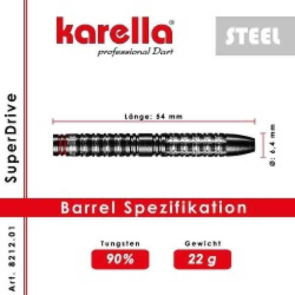 Karella Steeldart SuperDrive 22g