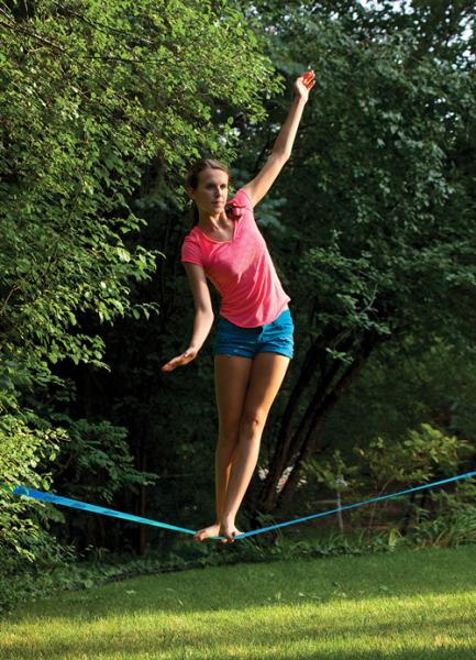 Slackers Slackline Classic inkl. gratis Teaching Line