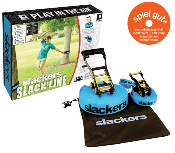 Slackers Slackline Classic inkl. gratis Teaching Line