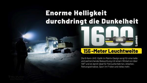 Nitecore HC70 UHE Stirnlampe