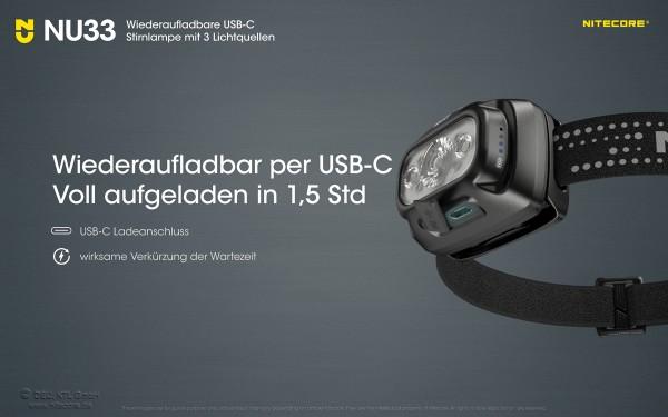 Nitecore NU33 Stirnlampe