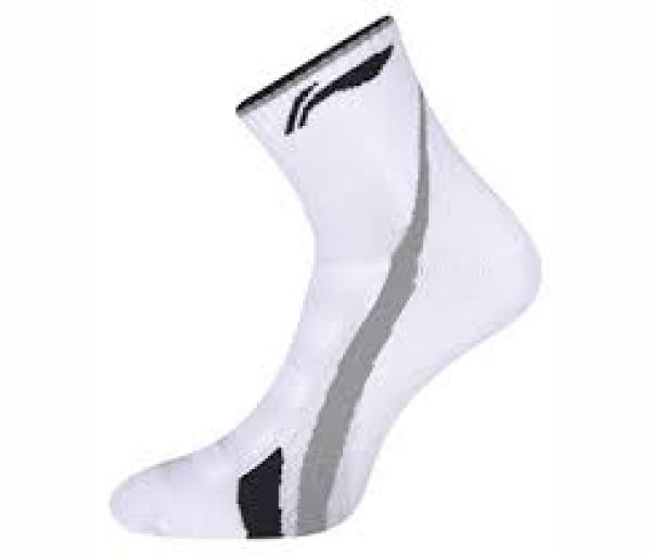 Li-Ning Sportsocken Stripe weiß-schwarz