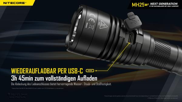 Nitecore MH25 V2 Taschenlampe