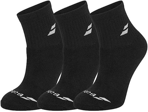 Babolat Socken Quarter 3er Pack schwarz