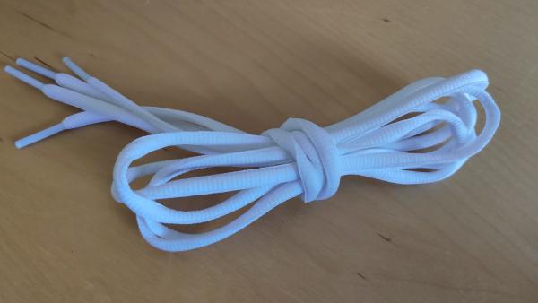 Ersatz-Schuhbänder für Sportschuhe weiß